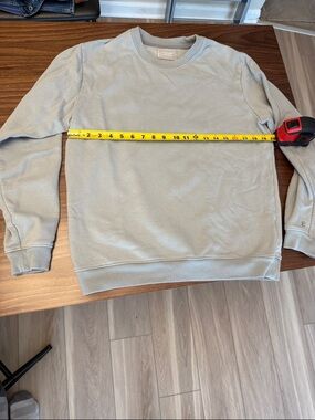 Everlane Track Crewneck - Light Blue Men S 100% Cotton